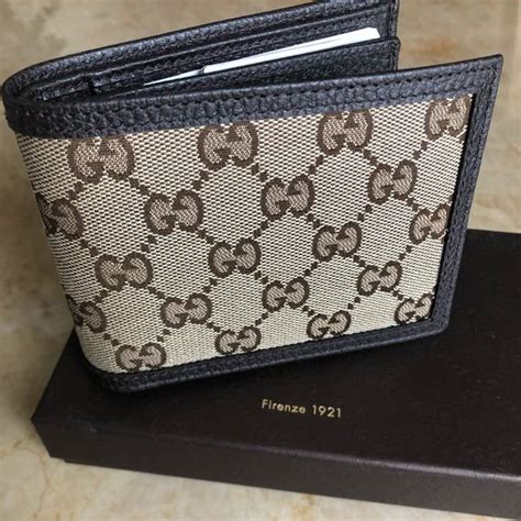 gucci slim wallets for men|gucci trifold wallet for men.